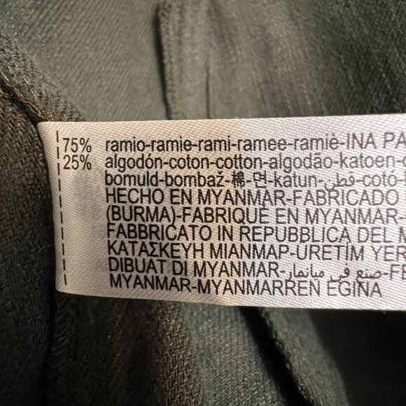 Zara Women's Jacket Button Size Large Utility Jacket Dark Green - Picture 7 of 10